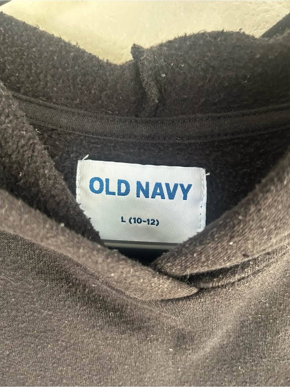 Old Navy Black Hooded Pullover Sweatshirt